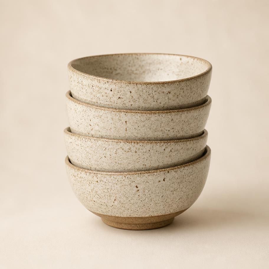 Speckled Stoneware Bowl Set