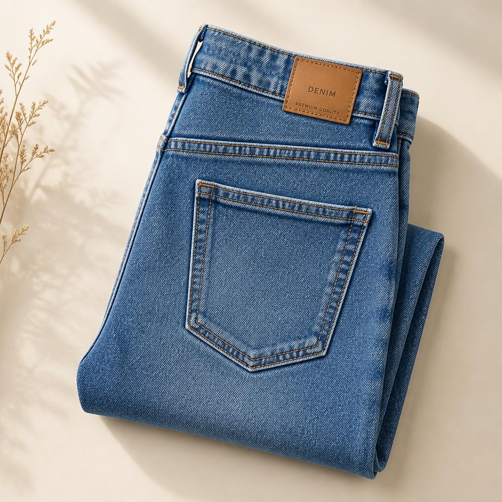 High-Rise Stretch Jeans